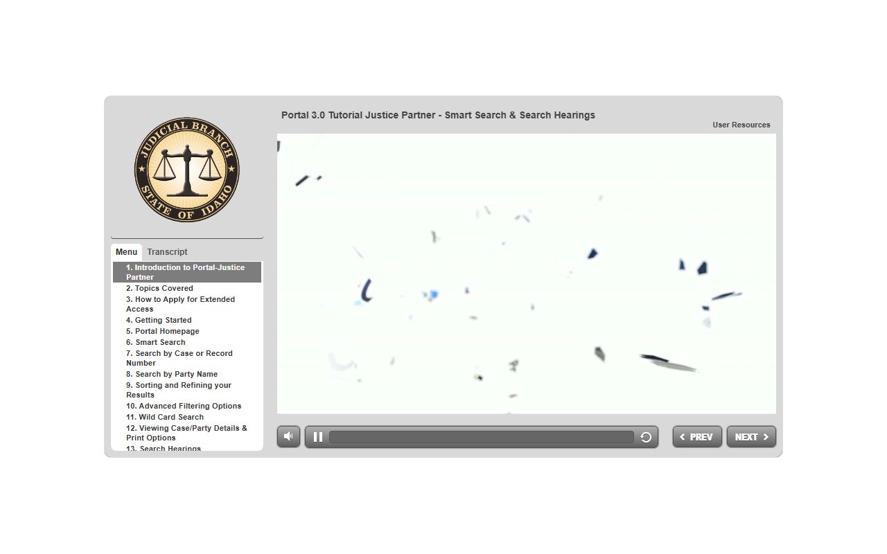 Lewis County court records iCourt extended access tutorial source