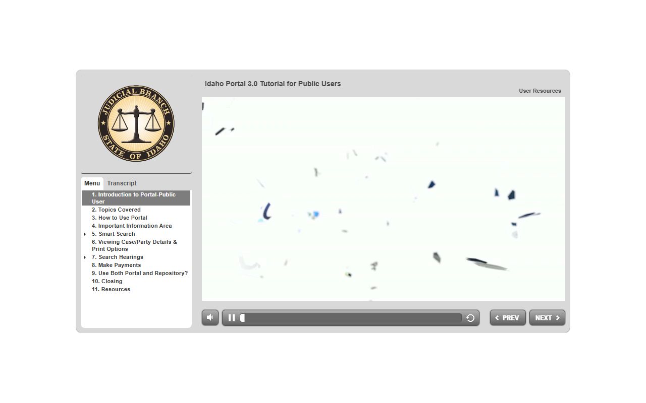 Lewis County court records iCourt public search tutorial source